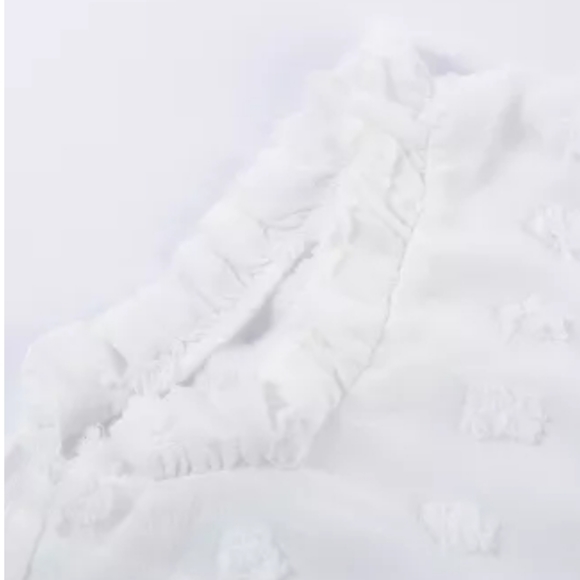 ♥️New boutique button ruffle dot tank - Picture 11 of 17